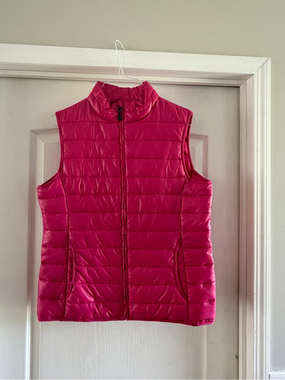 Polar edge Hot Pink Quilted Puffer Vest Womens Large